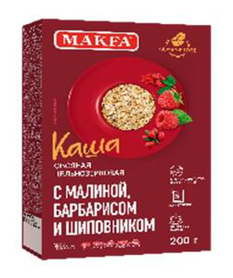 Picture of Instant Oatmeal With Raspberries, Barberry & Rosehips, Makfa  200g