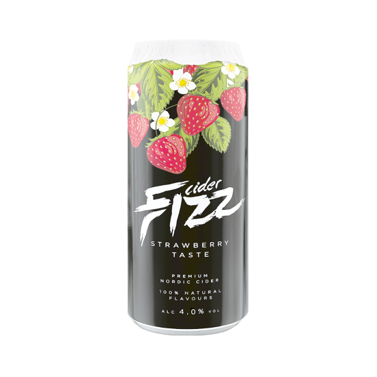 Изображение Сидр Strawberry Fizz Premium 0,5л 4,0% алк.