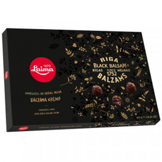 Picture of Laima Dark Chocolate Assorted Sweet Box with Rigas Balzam Filling 420 g