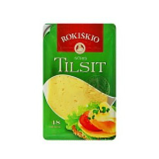 Изображение Сыр Rokiskio Tilzit 48% жирности нарезка 150 г