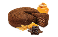 Изображение Медовик с шоколадом "Оригинал Пикао", Медовник 850г