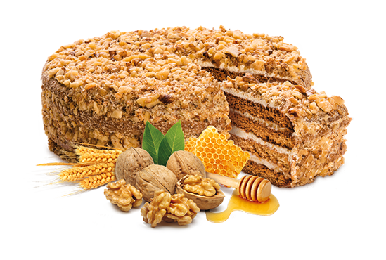 Picture of Honey Cake With Walnut "Original Premium", Medovnik  800g