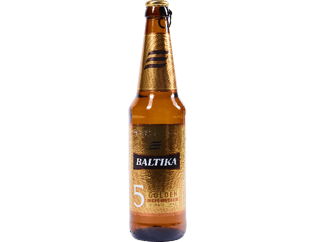 Изображение Пиво "Балтика 5 Golden" 5.3% Алк.0.47л