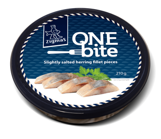 Picture of One Bite Slightly Salted Herring Fillet 210g