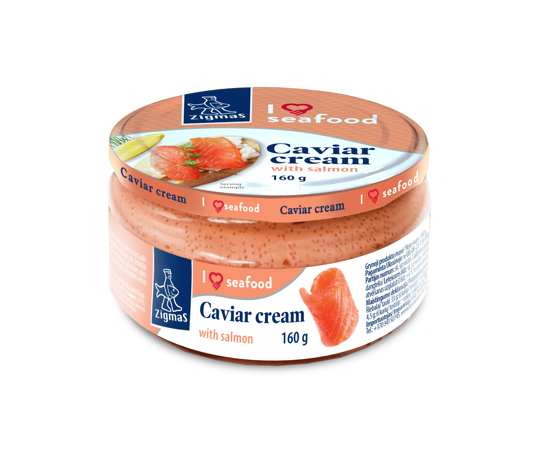 Picture of Zigmas Caviar Cream with Salmon 160 g
