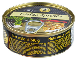 Picture of Sprats  Big in oil 240g