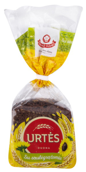 Picture of Black Bread With Sunflower Seeds "Urtes", 300g