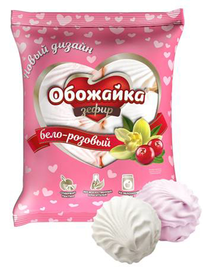 Picture of Obozhayka Zephyr White-pink 280g