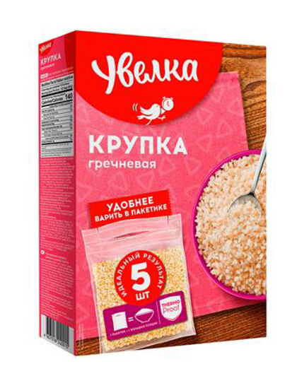 Picture of Uvelka Krupka Crushed Buckwheat in Bags 5x80