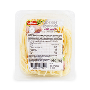 Picture of Cheese Threads With Garlic, Top Food 100g