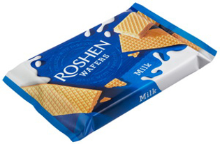 Picture of Wafers With Milk Flavour, Roshen  72g