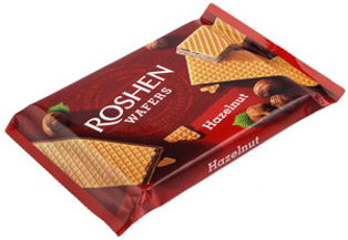 Picture of Wafers With Hazelnut Flavour, Roshen  72g