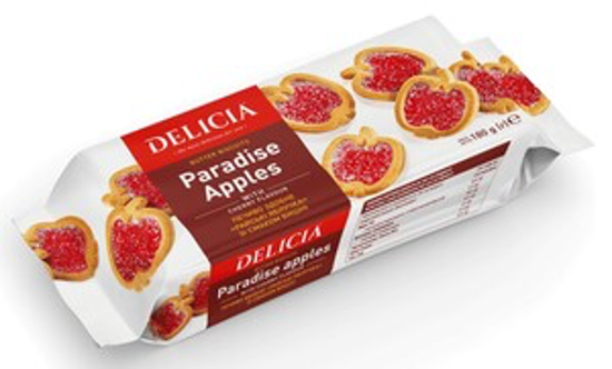 Изображение Biscuits With Cherry Flavour Paradise Apples, 180g