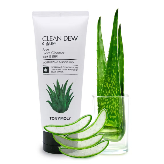 Picture of TONYMOLY Clean Dew Aloe Foam Cleanser