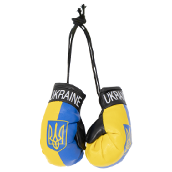 Picture of Boxing Gloves in Auto "Ukraine" - 1pc