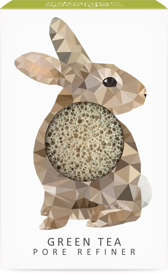 Изображение Konjac Mini Pore Refiner Woodland Rabbit с зеленым чаем - 1 шт.