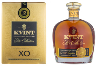Picture of Brandy "Kvint Surprise 10 Years Aged", Gift Box  40% Alc. 0.5L