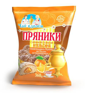 Picture of Tea for two Gingerbread with orange filling 360g