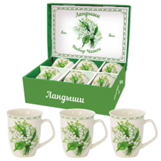 Picture of Set of 6 mugs, 0.35 l, gift package