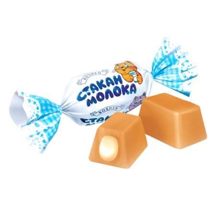 Изображение Рошен Ирис "Стакан Молока" 150g