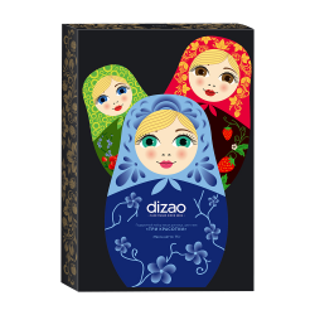 Изображение Подарочный набор с маской для лица, шеи и век - Три красавицы, dizao natural, 3 x 25 г