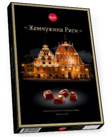 Picture of LAIMA - Assortment of dark chocolates Laima 360g/ Pearl of Riga