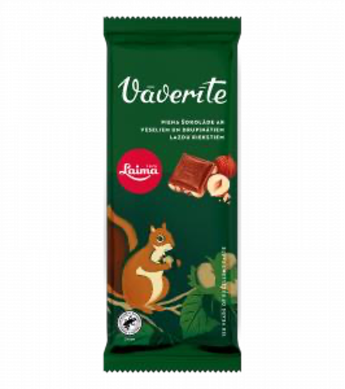 Picture of Milk Chocolate with Hazelnuts "Vaverite", 90g