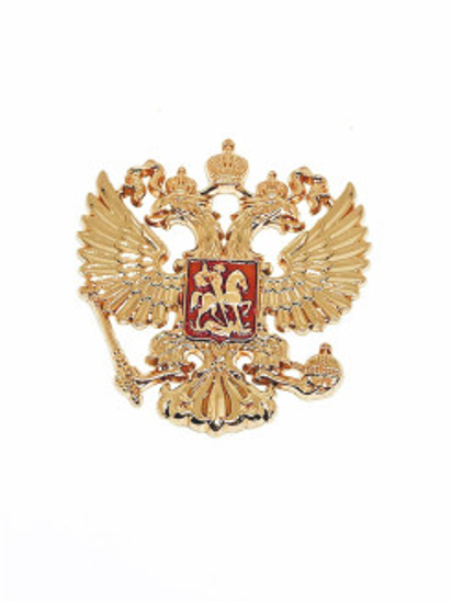 Picture of Volumetric 3D sticker "Coat of arms of the Russian Federation"