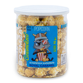 Picture of Popcorn In A Tube,  "Royal Caramel" Flavour,   90g
