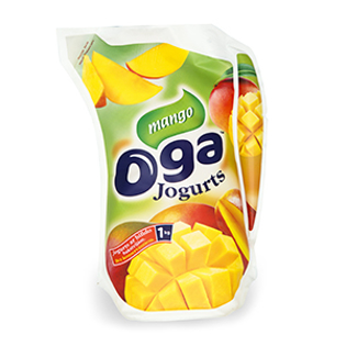 Изображение  Питьевой йогурт со вкусом Манго "Oga" 1кг
