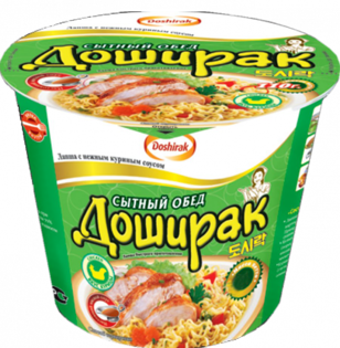 Picture of DOSHIRAK - INSTANT Noodles WITH CHICKEN Sauce 110g
