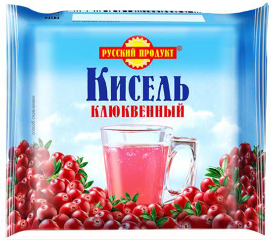 Picture of Russian Product Kissel Briquette "Cranberry" 190g