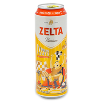 Picture of Beer  "Zelta Premium Lager"  5.2% Alc. 0.568L