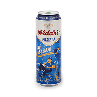 Изображение Пиво в банке "Pilzenes", Aldaris  4,2% Алк. 0.568L