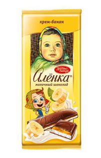 Picture of Chocolate Bar "Alenka  with  Cream Banana 87g