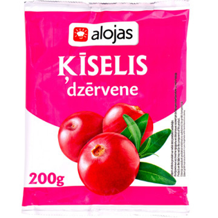 Picture of Alojas - Dry Mix for Preparation of Cranberry Flavoured Fruit Jelly, 200g