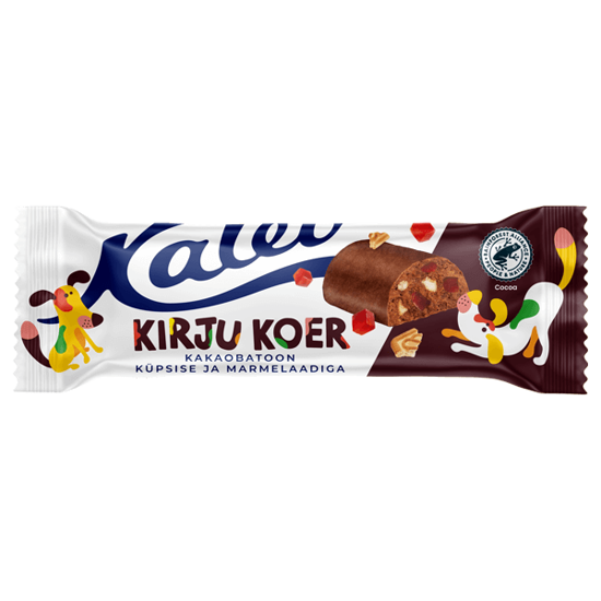 Picture of Kalev - Kirju Koer Bar with Crispy Cookie and Sour Marmalade Pieces 36g
