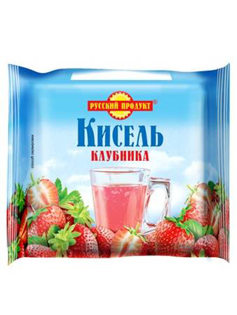 Picture of Russian Product Kissel Briquette "Strawberry" 190g