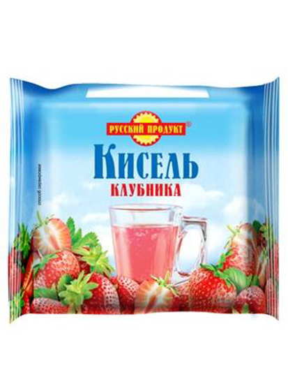 Picture of Russian Product Kissel Briquette "Strawberry" 220g