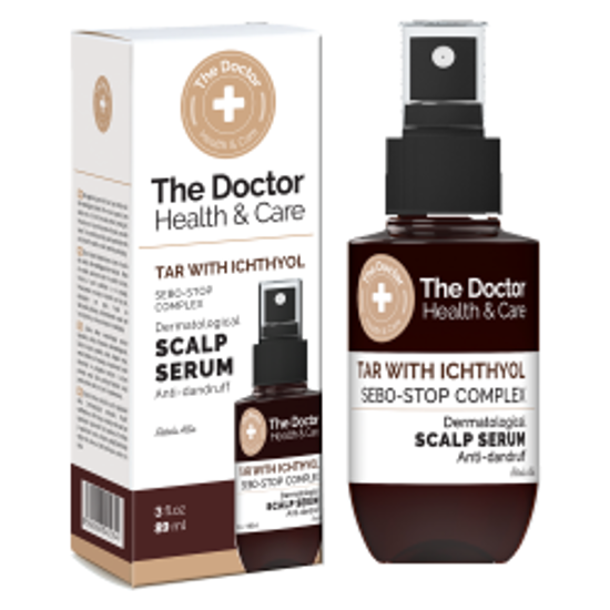 Picture of Scalp Serum Tar with Ichthyol + Sebo-Stop Complex Anti-Dandruff 89ml