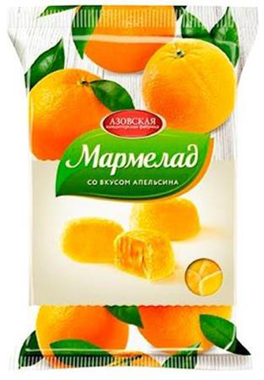 Изображение AKF Мармелад желейный со вкусом апельсина 300g