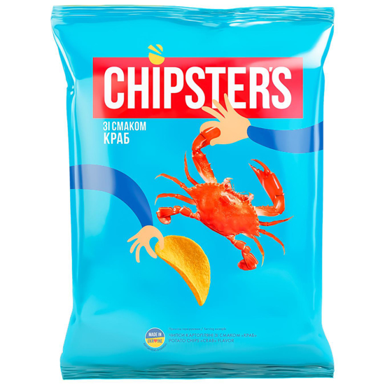 Picture of Chipster's Natural Chips with Crab Flavor 130g