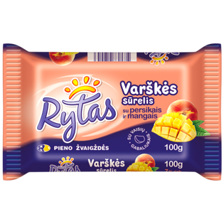 Picture of Rytas - Curd Cheese Bar with Peach and Mango 100g