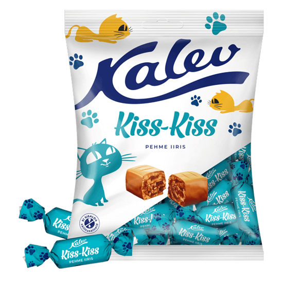 Picture of Kalev - Kiss Kiss Milk Toffee 150g
