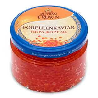 Picture of Caviar, Salmon Trout, Red, Jar, Imperial Crown  250g