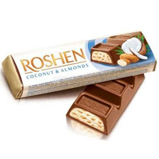 Picture of Almond & Coconut  Chocolate Bar, 29g