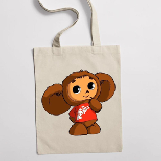 Picture of Cheburashka  Canvas Shopping Bag - 1pcs