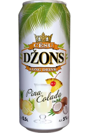 Изображение Напиток CESU DZONS ПИНА-КОЛАДА 5,0% 0,5л