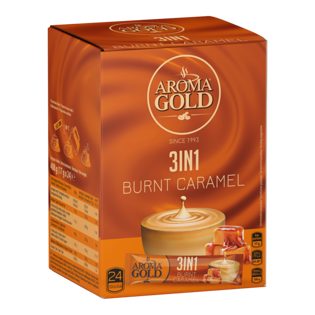 Picture of Aroma Gold - 3in1 Burnt Caramel Coffee 24x17g