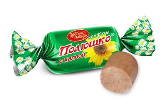 Изображение Батончики Полюшко с халвой 250g